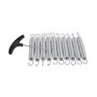 Set arcuri pentru trambulina, inox, 10 buc, 145 mm, Malatec