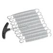 Set arcuri pentru trambulina, inox, 10 buc, 145 mm, Malatec