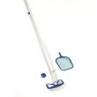 Aspirator curatare piscina, pentru conectare la pompa, minciog, maner telescopic 279 cm, Bestway 
