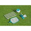 Set curatare si intretinere piscina, minciog cu maner, aspirator, filtru, dozator, 9 plasturi, Bestway FlowClear