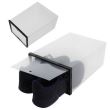 Set cutie pantofi/incaltaminte, pentru o pereche, 10 buc, plastic, transparent, 21.5x30.5x12.5 cm