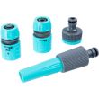 Set de stropit, duza furtun cu accesorii, 4 piese, 1/2