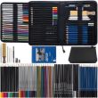 Set desen, schite, cu husa, 72 piese, 21x3.5x30 cm, Malatec