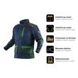 Set imbracaminte de lucru, geaca si salopeta, model Premium, bleumarin, L/52, NEO