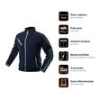 Set imbracaminte de lucru, geaca polar, pantaloni, model Premium, bleumarin, M/50, NEO