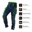 Set imbracaminte de lucru, geaca polar, pantaloni, model Premium, bleumarin, M/50, NEO