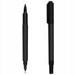 Set markere/carioci, 2 capete diferite, cu geanta, diverse culori, 168 buc