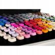 Set markere/carioci, 2 capete diferite, cu geanta, diverse culori, 168 buc