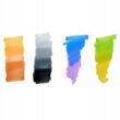 Set markere/carioci, 2 capete diferite, cu geanta, diverse culori, 40 buc, Maaleo