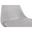 Set masa rotunda stil scandinav + 2 scaune Mark gri, Artool, MDF si lemn, 60x72 cm