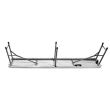Set mobilier gradina/terasa, pliabil, 1 masa, 2 banci, alb, 180x74x74 cm/180x30x45 cm, Malatec