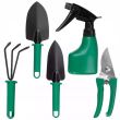 Set pentru gradinarit, cu geanta transport, verde, 10 piese
