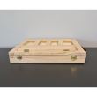 Set pictura, 2 in 1, cu sevalet, trusa lemn, 46 piese, 26x6.5x34 cm, Kruzzel