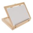 Set pictura, 2 in 1, cu sevalet, trusa lemn, 46 piese, 26x6.5x34 cm, Kruzzel