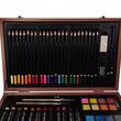 Set pictura si desen, Maaleo, trusa lemn, 128 piese