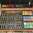 Set pictura si desen, Maaleo, trusa lemn, 128 piese
