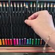 Set pictura si desen, Maaleo, trusa lemn, 128 piese