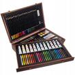 Set pictura si desen, Maaleo, trusa lemn, 128 piese