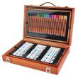 Set pictura si desen, trusa lemn, 174 piese