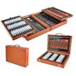 Set pictura si desen, trusa lemn, 174 piese