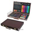 Set pictura si desen, trusa lemn, 81 piese 