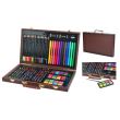 Set pictura si desen, trusa lemn, 81 piese 