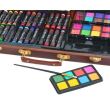 Set pictura si desen, trusa lemn, 81 piese 