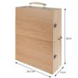 Set pictura si desen, trusa lemn, 83 piese, 26.5x11x35 cm, Kruzzel 