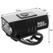 Set stop si far pentru bicicleta, 2xCREE LED T6,  6/7 moduri iluminare, aluminiu si ABS, incarcare USB, 6.5x4x5 cm, Trizand 
