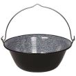 Soba, cazan, cu ceaun emailat 30 L, disc fonta 50 cm, burlan, cot, 50x67 cm