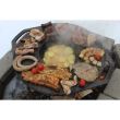 Soba, cazan, cu ceaun emailat 30 L, disc fonta 52 cm, burlan, cot, 50x67 cm