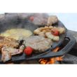 Soba, cazan, cu ceaun emailat 30 L, disc fonta 52 cm, burlan, cot, 50x67 cm