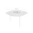 Soba, cazan, cu ceaun emailat 30 L, disc fonta 52 cm, burlan, cot, 50x67 cm