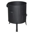 Soba, cazan, pentru ceaun/tuci, burlan, cot, 60 L, 53x67 cm, Perfect Home