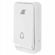 Sonerie wireless, 150 m, 51 tonuri, alimentare retea, alb, IP44, 10x6.5x6 cm, Malatec