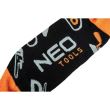 Sosete de lucru, inalte, model NEO, negru si portocaliu, marime 39-42, NEO