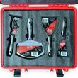Spacluri inox profesionale, set 5 buc, cu razuitor, spatula multifunctionala, geanta, Olejnik
