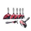 Spacluri inox profesionale, set 5 buc, cu razuitor, spatula multifunctionala, geanta, Olejnik