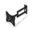 Suport TV de perete, reglabil, max 35 kg, 35.5-106 cm/14