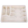 Suport organizare tacamuri, tava sertar, 6 compartimente, bej, 30x38x5 cm, Strend Pro