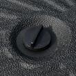 Suport pentru umbrela 38-48 mm, rotund, HDPE si otel, negru, 51x28 cm