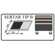 Set chei combinate, sertar TIP B (385x290 mm) pentru dulap mobil, 6-32 mm, 24 buc, RICHMANN EXCLUSIVE