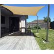 Copertina parasolar, crem, 3.5x3.5 m 
