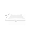 Copertina parasolar dreptunghiulara 3.5x3.5 m crem