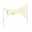Copertina parasolar, crem, 3.5x3.5 m 