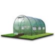Sera de gradina, tip tunel, 6 ferestre, cadru metalic, folie PE + PP, 2x3.5x2 m, Chomik