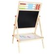 Tabla educativa tip sevalet, cu 2 fete, socotitoare, lemn, 41x32x67 cm, Kruzzel 