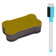 Tabla educativa tip sevalet, cu 2 fete, socotitoare, marker, burete, creta, lemn, 41x32x67 cm, Kruzzel