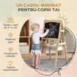 Tabla tip sevalet pentru desen/pictura, cu 2 fete, 3 in 1, 2 compartimente, 58x50.5x109 cm