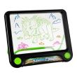 Tableta grafica/desenat, magnetica, pentru copii, 4 markere, LED, 3xAAA, 24.5x21x2 cm